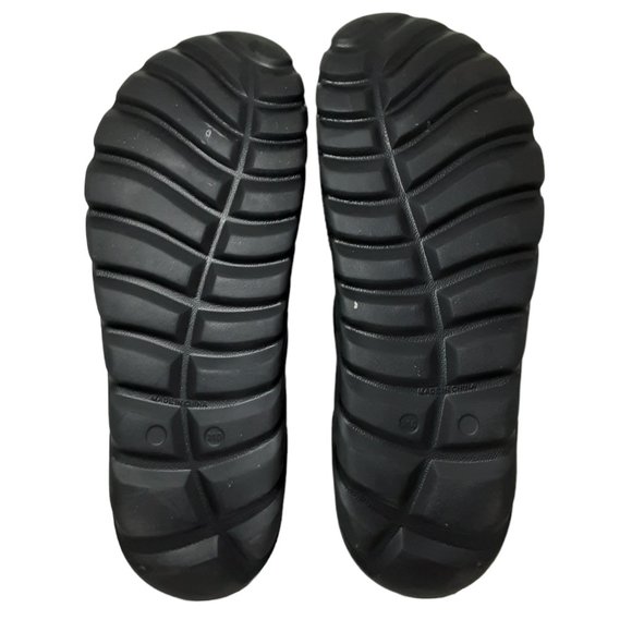 Amoji Unisex Garden Clogs Womens Size 16/Mens Size 14.5 Black Like New - Picture 2 of 2